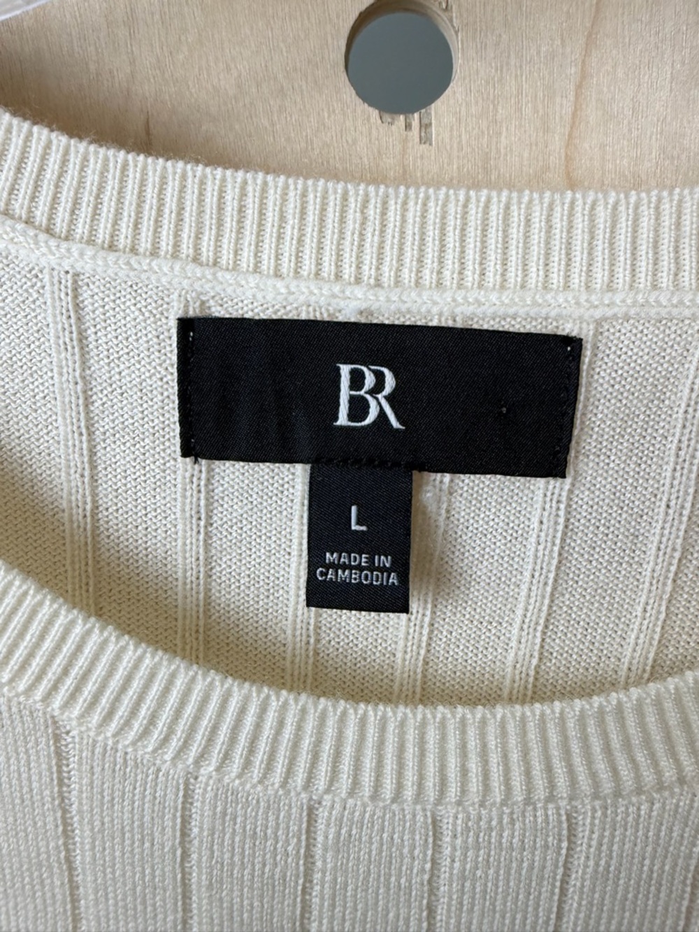 Set of 3 Banana Republic $80 RIBBED MERINO SCOOP-NECK SWEATERS Large - Picture 11 of 12